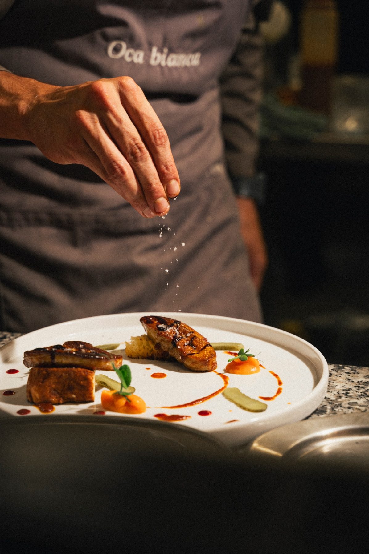 Foie gras rifinito al momento